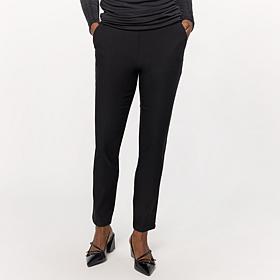 "As Is" Nina Leonard Millennium Knit Narrow Leg Pull-On Pant