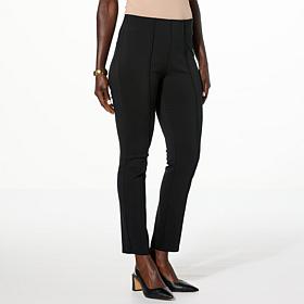 "As Is" Nina Leonard Millennium Tummy-Smoothing Ankle Pant