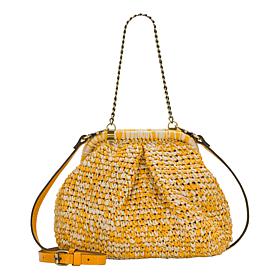 "As Is" Patricia Nash Morgane Frame Woven Crossbody