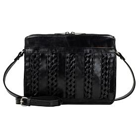 "As Is" Patricia Nash Nazaire Leather Top Zipper Crossbody
