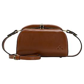 "As Is" Patricia Nash Pilzone Leather Frame Crossbody Bag