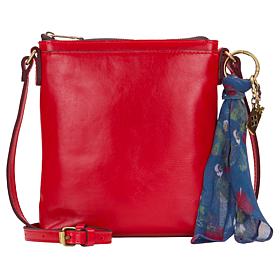 "As Is" Patricia Nash Renee Crossbody with Mini Scarf