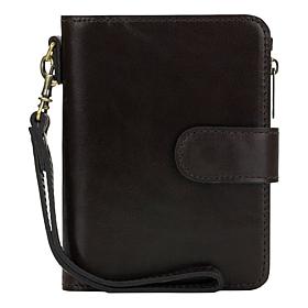 "As Is" Patricia Nash Selma Leather Passport Wristlet Wallet