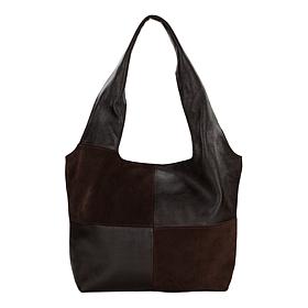 "As Is" Patricia Nash Toni Suede and Leather Small Tote