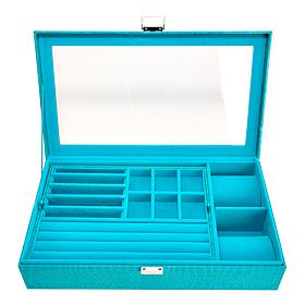 "As Is" Prestige™ Anti-Tarnish Croco-Embossed "Everything-in-1" Jew...