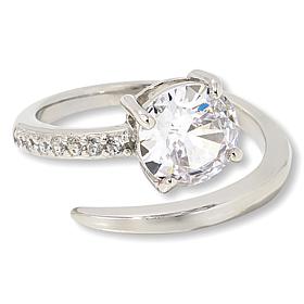"As Is" Radiance by Absolute™ 3.60ctw Round Solitaire Wrap Ring