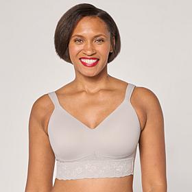 "As Is" Rhonda Shear Molded Cup Bra with Lace Trim