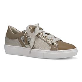 "As Is" Ron White Ophelia Leather Footbed Sneaker