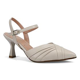 "As Is" Ron White Quilla Leather Kitten Heel Pump w/ All-Day Heels®...