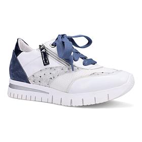 "As Is" Ron White Zola Leather Footbed Sneaker