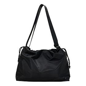 "As Is" Samantha Brown Sleek Drawstring Crossbody Bag