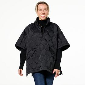 "As Is" Samantha Brown To-Go 2-in-1 Travel Poncho with Pouch