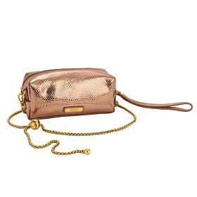 "As Is" Sharif Legacy 100% Leather Caviar Snake Pouchetta