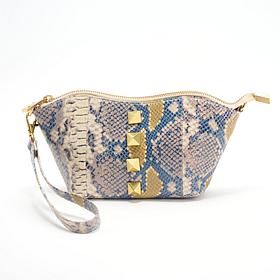 "As Is" Sharif Legacy Leather Sweetheart Studded Wristlet