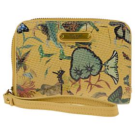 "As Is" Sharif Legacy Milano Leather Zip-Around Wallet