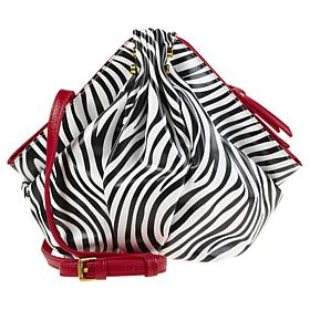 "As Is" Sharif Legacy Museum Leather Dumpling-Shape Crossbody Bag