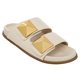 "As Is" SHUSHOP BERNARDA Pyramid Slide Sandal