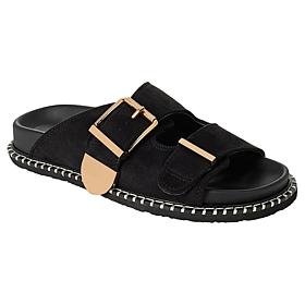 "As Is" SHUSHOP CHARLOTTE 2-Band Slide Sandal