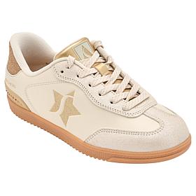 "As Is" Skechers Slip-ins Hotshot Metallic Lace-Up Sneakers - Icy E...