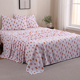 "As Is" South Street Loft 4-piece Candy Christmas Sheet Set
