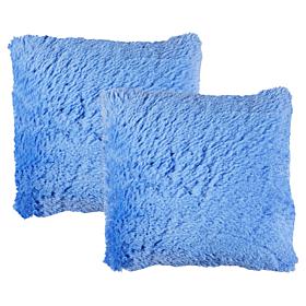 "As Is" South Street Loft Mongolian Faux Fur Pillow 2-pack