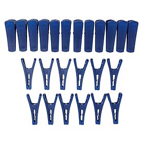 "As Is" The JOY Hangers 24-pack Slimline Hanger Clips for Pants, Sk...