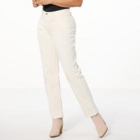 "As Is" Tower Hill by Christie Brinkley Relaxed Seamed Ankle Jean