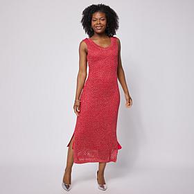 "As Is" TowerHill by Christie Brinkley Crochet Dress