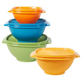 "As Is" Tupperware® 8-piece Heritage Square Bowl Set