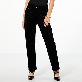 "As Is" TWRHLL by Christie Brinkley Corduroy Cargo Pant