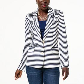 "As Is" TWRHLL by Christie Brinkley Knit Blazer