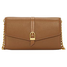 "As Is" Vince Camuto Haley Leather Flap Wallet with Optional Chain