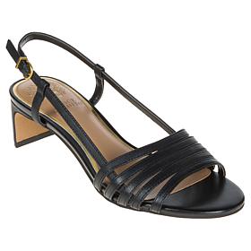 "As Is" Vince Camuto® Layton Slingback Leather Dress Sandal