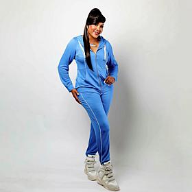 "As Is" Vivica A. Fox Collection Terry Knit Pull-On Jogger