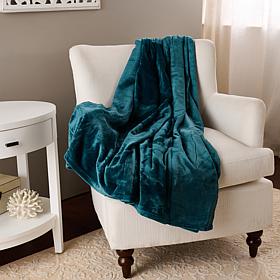 "As Is" Warm & Cozy Solid Light Plush Blanket