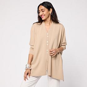 "As Is" Wynne Layers Bracelet Sleeve Sweater Knit Cardigan