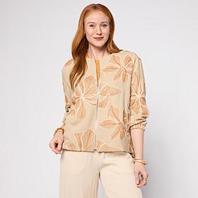 "As Is" WynneCollection Embroidered Jacket