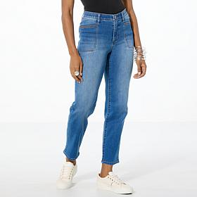 "As Is" WynneDenim Performance Stretch Straight Leg Jean