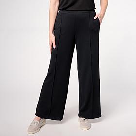"As Is" WynneLayers Cloud Knit Pintuck Front Pull-On Pant