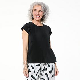 "As Is" WynneLayers Drop Shoulder Plisse Tank Top