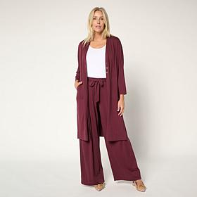 As Is WynneLayers Sorona Jersey Knit Duster