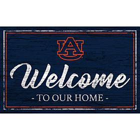 Auburn University Team Color Welcome Sign - 11x19"