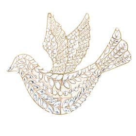 august & leo 18" Jeweled Dove LED Wall Hanger