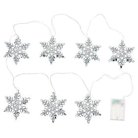 august & leo 6' Jeweled Snowflake String Lights