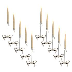 august & leo Flameless Tree & Window Candles Set of 10