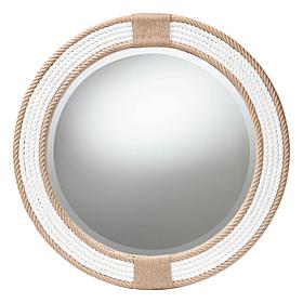 bali and pari Adita 35.4" Round Rope Wall Mirror