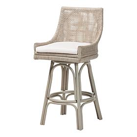 bali and pari Bella Swivel Bar Stool with Cushion