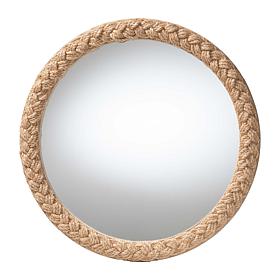 bali and pari Shara 30" x 30" Coastal Rope-Accent Mirror