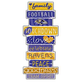 Baltimore Ravens Celebrations Stack 24" Sign 