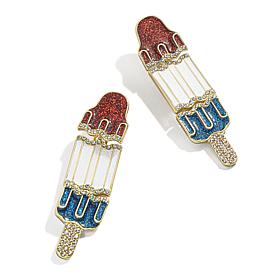 BAUBLEBAR Americana Popsicle Goldtone Stud Earrings 